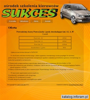 OSK Sukces - Ośrodek Szkolenia Kierowców w Lublinie