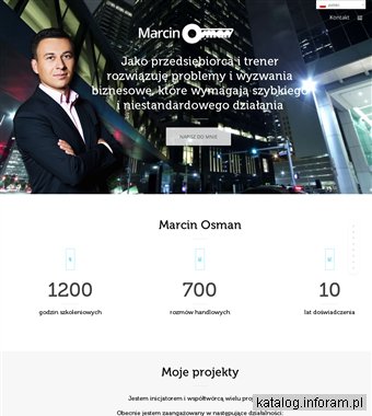 Trener Biznesu- Marcin Osman