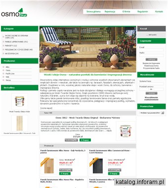 Osmo24.pl - Oleje i woski Osmo do impregnacji i barwienia drewna