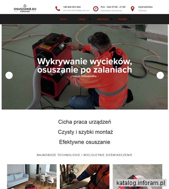 Osuszanie pomieszczeń Gdynia, Trójmiasto