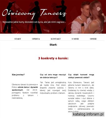 Oświecony Tancerz - Szkoła Tańca i Dynamik Społeczenych