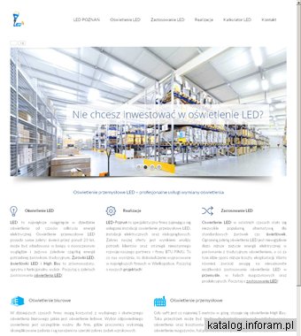 Oświetlenie led - biurowe, przemysłowe