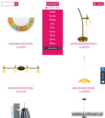 Outlet oświetleniowy