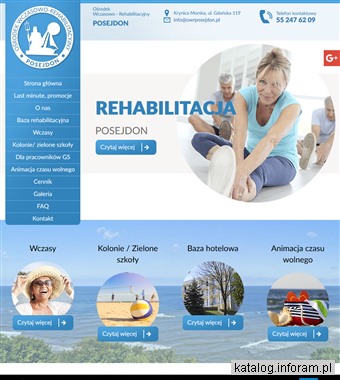 www.owrposejdon.pl Ośrodek rehabilitacyjny