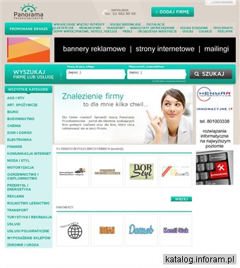 Panorama Przedsiebiorstw, katalog firm