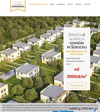 Nowy dom pod Warszawą - panoramaserock.pl