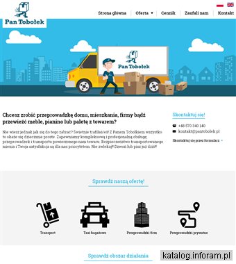 Bezpieczne i tanie przeprowadzki Warszawa - Pan Tobołek