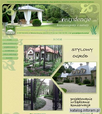 Park - usługi ogrodnicze, architektura krajobrazu