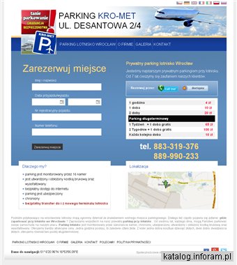 Parking Kromet Lotnisko Wroclaw