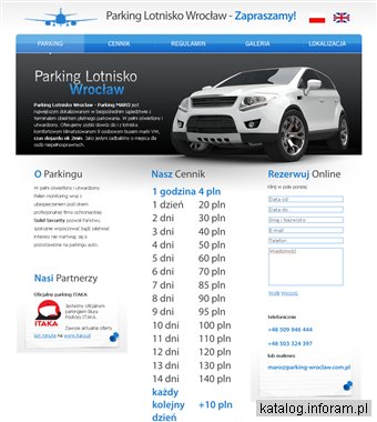 Parking przy lotnisku Wrocław