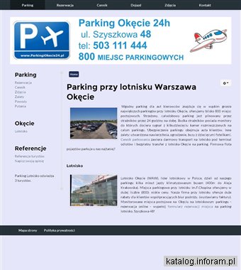 Lotnisko Okęcie parking 24h