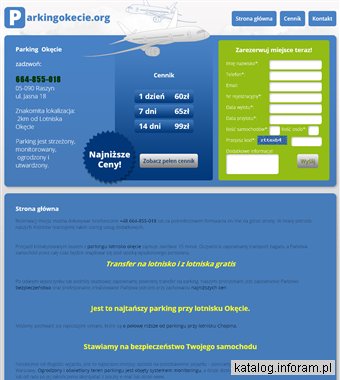 Parkingokecie.org - parking lotnisko Warszawa