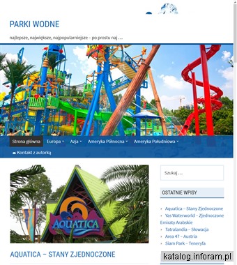 Popularne Parki Wodne