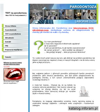 Test na parodontozę - Nasz Test to pierwszy krok do Twojego uśmiechu