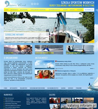 Szkoła Sportów Wodnych Dreams Wind- kursy, szkolenia, rejsy żeglarskie i motorowodne
