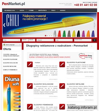 Penmarket.pl - reklamowe długopisy z nadrukiem