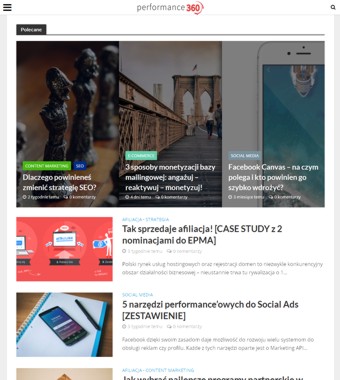 Performance360.pl – wszystko o performance marketingu w jednym miejscu