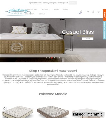 Materace z pianki sklep internetowy - piankowymaterac.pl