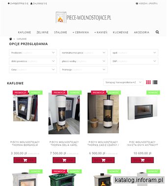 Piec wolnostojący w sklepie piece-wolnostojace.pl