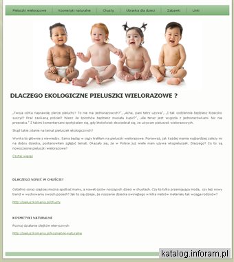 Pieluszkomania - EKOLOGICZNE PIELUSZKI WIELORAZOWE