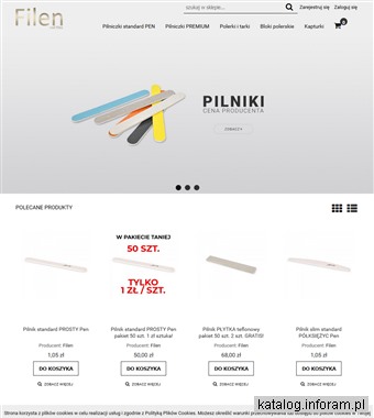 Pilniki do paznokci od producenta