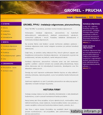 GROMEL - piorunochrony, instalacje odgromowe - montaż, produkcja