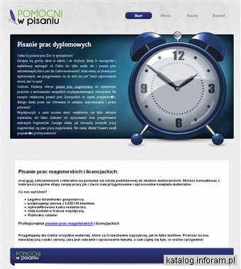 Pisanie prac magisterskich