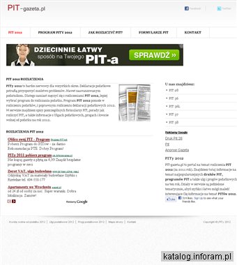 PITy 2012 - Program, Gazeta