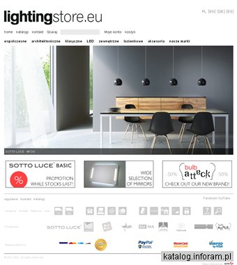 Lightingstore - Twoje lampy! - oświetlenie wiszące Sotto Luce, oprawy led Aquaform