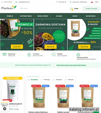 Sklep z przyprawami planteon.pl - P.W. Rekord Józef Szwajkowski