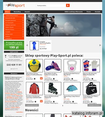 Play-Sport.pl wysyłkowy sklep sportowy