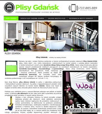 Plisy Gdańsk - plisy okienne na wymiar