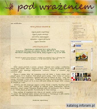 Podwrazeniem.pl - zajęcia dla dzieci Kraków