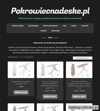 Pokrowiec na deskę do prasowania