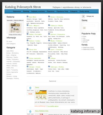 Katalog Polecanych Stron