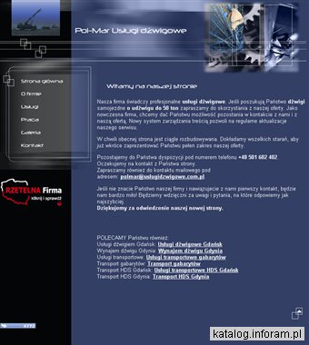 Usługi dźwigowe Gdańsk, Sopot, Gdynia - Pol-Mar Kazimierz Sygiet