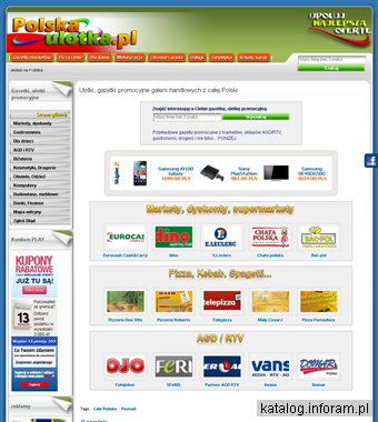 Ulotki promocyjne, gazetki promocyjne z całej Polski