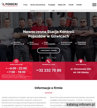 Stacja Kontroli Pojazdów Gliwice Ponicki Diagnostic