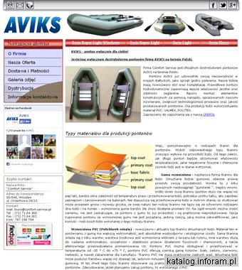 AVIKS - pontony wędkarskie