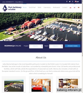 Port Jachtowy parking dla przyczep turystycznych Łeba