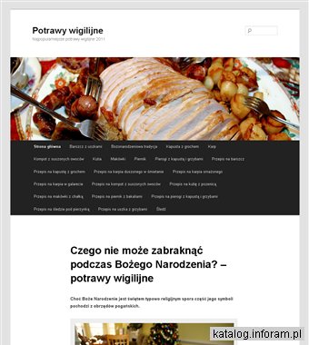 Przepisy na wigilię i świąteczne potrawy