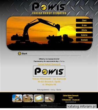 POWIS - roboty ziemne - dźwig - Opole