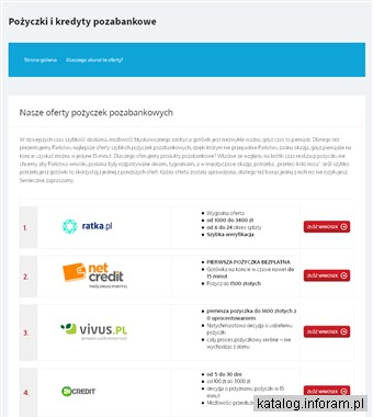 Pożyczki pozabankowe