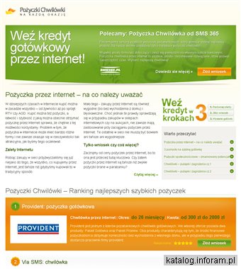 Chwilówka przez internet