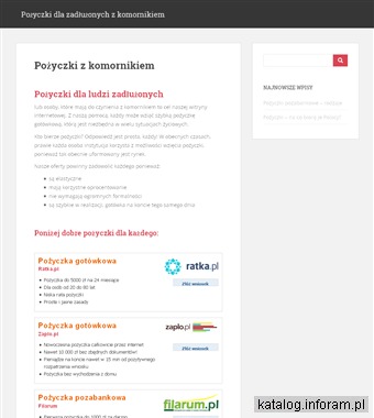 Pożyczki dla zadłużonych z komornikiem