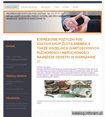 Pożyczki pod zastaw ruchomości i nieruchomości Warszawa