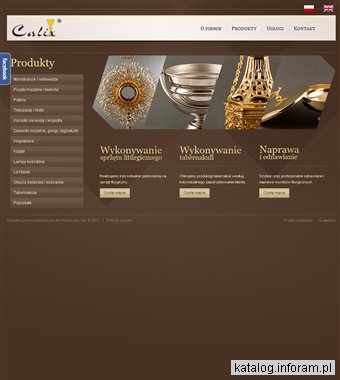 Naczynia liturgiczne Calix