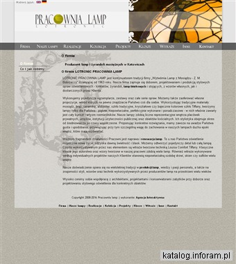 LOTRONIC Producent lamp mosiężnych