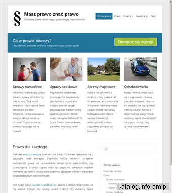 Portal wiedzy prawniczej - Masz prawo znać prawo