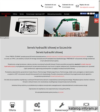 PREFA-ŻURAW żurawie hydrauliczne